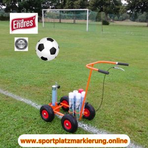 Endres bester 4Rad-Markierwagen (eigene Herstellung) Art-Nr.5085 für AthleticSpray-Endres z.B. Art-Nr.75051 weiß. Lieferung ohne Dosen.